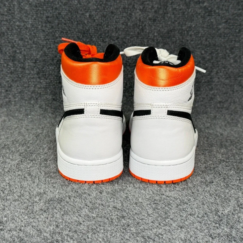 Jordan 1 Retro High OG Shoes Men's 8‎ Electro Orange Retro Athletic Sneakers